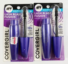 (2) Covergirl Lash Blast Fusion Mascara #885 Very Black 10x Volume &amp; Length - £10.89 GBP