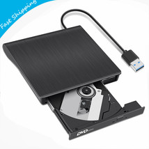 Slim External Usb 3.0 Dvd Rw Cd Writer Drive Burner Reader Player For La... - $32.99