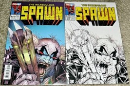 2 Rare Spawn 226 NM MX Color 1:25 Sketch Variant Hulk 340 Todd McFarlane 2013 - £65.09 GBP