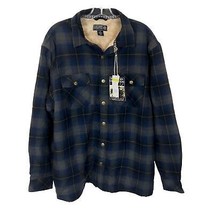 NWT Mens Size Large Northern Expedition Plaid Snap Button Front Shacket ... - $39.19