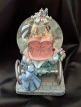 Disney Cinderella Musical Snow Globe Carriage Prince Charming So This is Love - $121.54