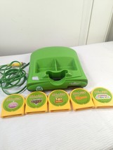 LeapFrog Click Start My First Computer Console green w/ 5 games cartridg... - £24.86 GBP