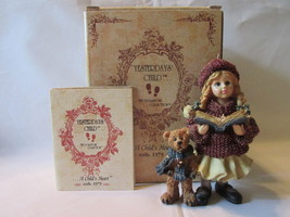 Boyds Bears Figurine &quot;Megan with Elliot...Christmas Carol&quot; - 1995, Box Included - £12.05 GBP