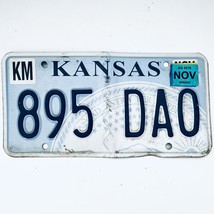2016 United States Kansas Kingman County Passenger License Plate 895 DA0 - £13.39 GBP