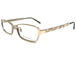 Burberry Eyeglasses Frames B1272TD 1002 Shiny Gold Nova Check Titanium 5... - $121.34