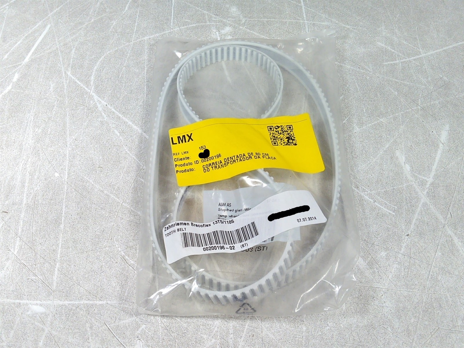 New Siemens 00200196-02 Tooth Belt 13T5/1105 - $54.68