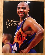 Basketball Player Charles Barkley Hand Signed Auto 11x14 Photo Phoenix Suns - £276.91 GBP