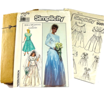 Vtg Simplicity Jessica McClintock 16 Bridal Gown Full Skirt Wedding Dres... - $14.99