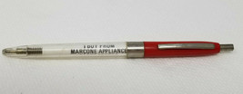 Pen Ballpoint I Buy From Marcone Appliance Parts Center Red Vintage 1970s - £9.06 GBP