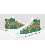 KIDS Green Mighty Morphin Dragonzord Power Coin High Top Shoes - $48.41 CAD+