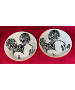 Set of 2 Disney Mickey Mouse Ceramic Soup Cereal Salad Bowls Graffiti New - £23.83 GBP