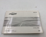 2011 Chevrolet Cruze Owners Manual Handbook OEM K04B16004 - $14.84