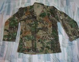 Atlanco Realtree Camo Trees &amp; Leaves Hunting Combat Tactical Jacket Medium Reg - £25.89 GBP