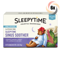 6x Boxes Celestial Sleepytime Sinus Soother Herbal Tea | 20 Bags Each | 1.2oz - £34.02 GBP