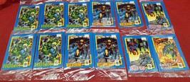 Lot Of 12 1991 Impel Trading Card Treats Marvel New, Factory Sealed Hulk - £15.63 GBP