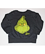 NEW TODDLER GRINCH DR. SEUSS ON BLACK PULLOVER CREW SWEATSHIRT SIZE 3T - £7.86 GBP