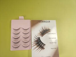 LOWNOUR Artificial eyelashes,Natural-Looking Curl &amp; Volume - $8.88