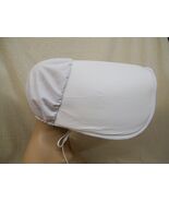 White Handmaid Bonnet Long Bill Colonial Pioneer Prairie Old West Wagon ... - €14,40 EUR