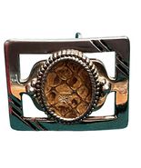 Vintage Silver Square Belt Buckle 3&quot;x2&quot; - $29.48 CAD