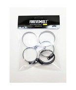 Foreverbolt 4000258 13-16 in. to 1.75 in. SAE 20 Black Hose Clamp Stainless - £27.24 GBP