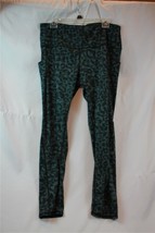NIP SouqFone High Waist Yoga Pants Pockets Tummy Control Black Leopard S... - $18.99