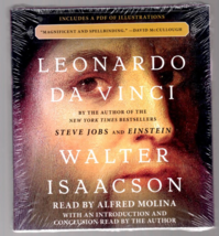Leonardo Da Vinci audiobook Walter Isaacson, factory plastic sealed - $23.00