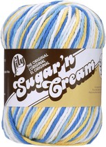 Lily Sugar&#39;n Cream Super Size Ombres Yarn, 3 oz, Sunkissed, 1 Ball - £15.29 GBP