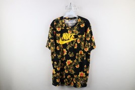 Nike Sportswear Mens 2XL XXL Spell Out Big Swoosh Flower Short Sleeve T-Shirt - £31.10 GBP