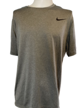 Nike Dark Gray Dry Fit Short Sleeve Crew Neck T Shirt size XL - $14.24