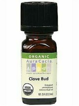 Aura Cacia, Essential Oil Organic Pure Clove Bud, 0.25 Fl Oz - £10.43 GBP