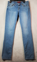 Lucky Brand Jeans Womens Size 8 Blue Denim Cotton Casual Flat Front Straight Leg - £15.76 GBP