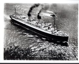 Photograph Ship - Ile De France Vintage Photograph - French Line  - $3.50