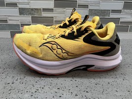 Saucony Axon 2 Yellow Black Running Shoes S10732-16 Men’s Size 10 - £26.30 GBP