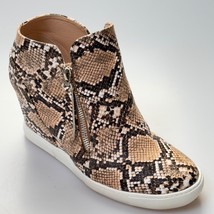 AWS Women’s Shoes Reptile Print Hidden Wedge Heels Faux leather Booties Size 9 - £19.92 GBP