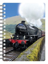Jacobite steam Train 3D Notebook  great birthday gift - £11.88 GBP