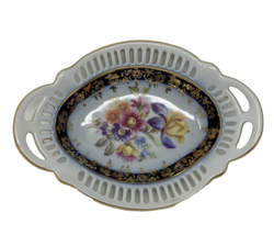 Vintage Best China Foreign Floral Trinket Dish - $14.24