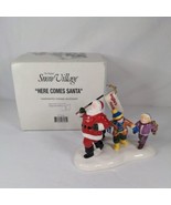 Department 56 Snow Village Here Comes Santa 7754 Ingles Nook of Virginia  - $21.68 CAD