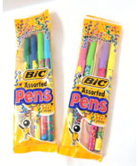 Vintage Bic Pens 1997 Wavelengths New Old Stock Sealed Blue Ink 8 Pens A... - $34.44