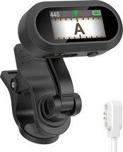 Sondery Clip On Tuner Rechargeable Tft Screen For Guitar Bass, Rotating ... - £25.26 GBP