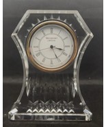 Waterford Crystal Lismore Large 6.5&quot; Clock 107753 With Tag EUC - £133.21 GBP