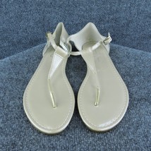 Jessica Simpson Vida Women Thong Sandal Shoes Beige Synthetic Size 8.5 Medium - £13.20 GBP