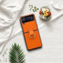 PU Leather Phone Case with Ring Buckle for Samsung Galaxy Z Flip 1 2 3 4... - $98.18
