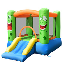 Inflatable Bounce House Jumper Castle Kids Playhouse w/Slide Christmas Gift - £172.28 GBP