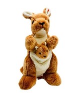 TY Beanie Buddies POUCH the Kangaroo Plush 11&quot; Stuffed Animal Toy 2000 - £11.51 GBP