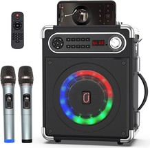 Jyx Karaoke Machine With Two Wireless Microphones, Portable, Tws For Party. - £128.45 GBP
