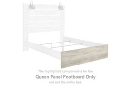Cambeck - Whitewash - Queen Panel Footboard - $935.26 MXN