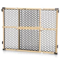 Safety 1st Bamboo Baby Gate for Doorways, No Drill Gate with Door, Dog G... - $45.62