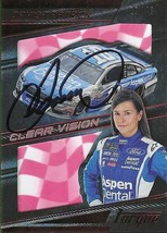 Autographed Danica Patrick 2017 Panini Torque Racing Clear Vision Rare Red Paral - £57.68 GBP