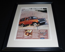 1984 Ford Bronco Framed 11x14 ORIGINAL Vintage Advertisement - £27.09 GBP