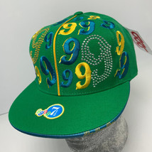Gino Green Global Kelly Green Yellow Teal Studded 59FIFTY Hat - $59.00